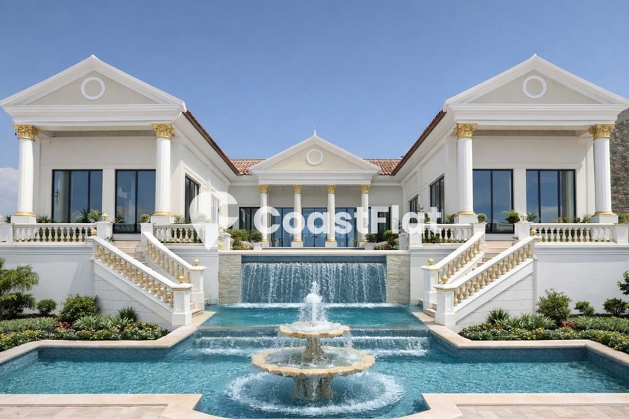 Villa under construction with a 2,000 m² plot and views of the Atlantic Ocean in Roque del Conde. – 3